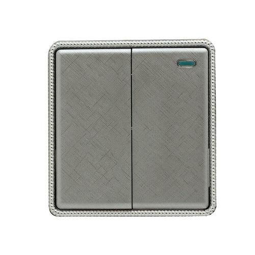 Brushed Chrome Screwless Light Switches & Socket
