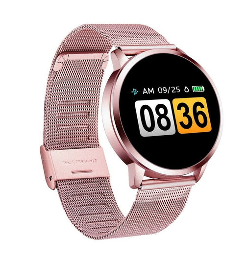 Q8 OLED Bluetooth Smart Watch Stainless Steel Waterproof Wearable