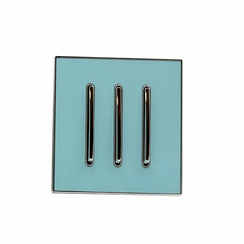 1/2/3 Gang Wall Switch Screw less Brushed Gold Light Switch~3616