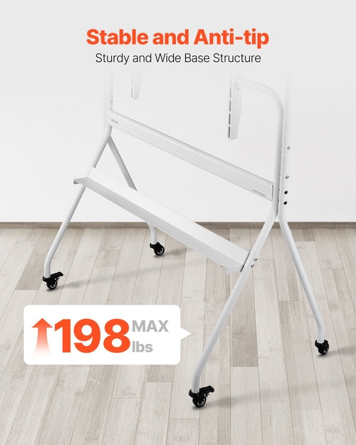 Rolling TV Stand, Mobile TV Cart for 35-100 Inch LED/LCD/OLED