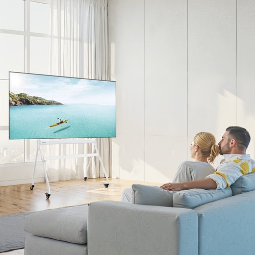 Rolling TV Stand, Mobile TV Cart for 35-100 Inch LED/LCD/OLED